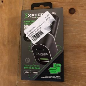 🆕 (2 PCs) Xpeed Dual USB Car Charger